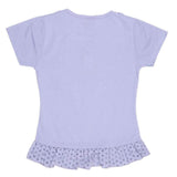 Girls Half Sleeve Printed T-Shirt - Purple, Kids, Girls T-Shirts, Chase Value, Chase Value