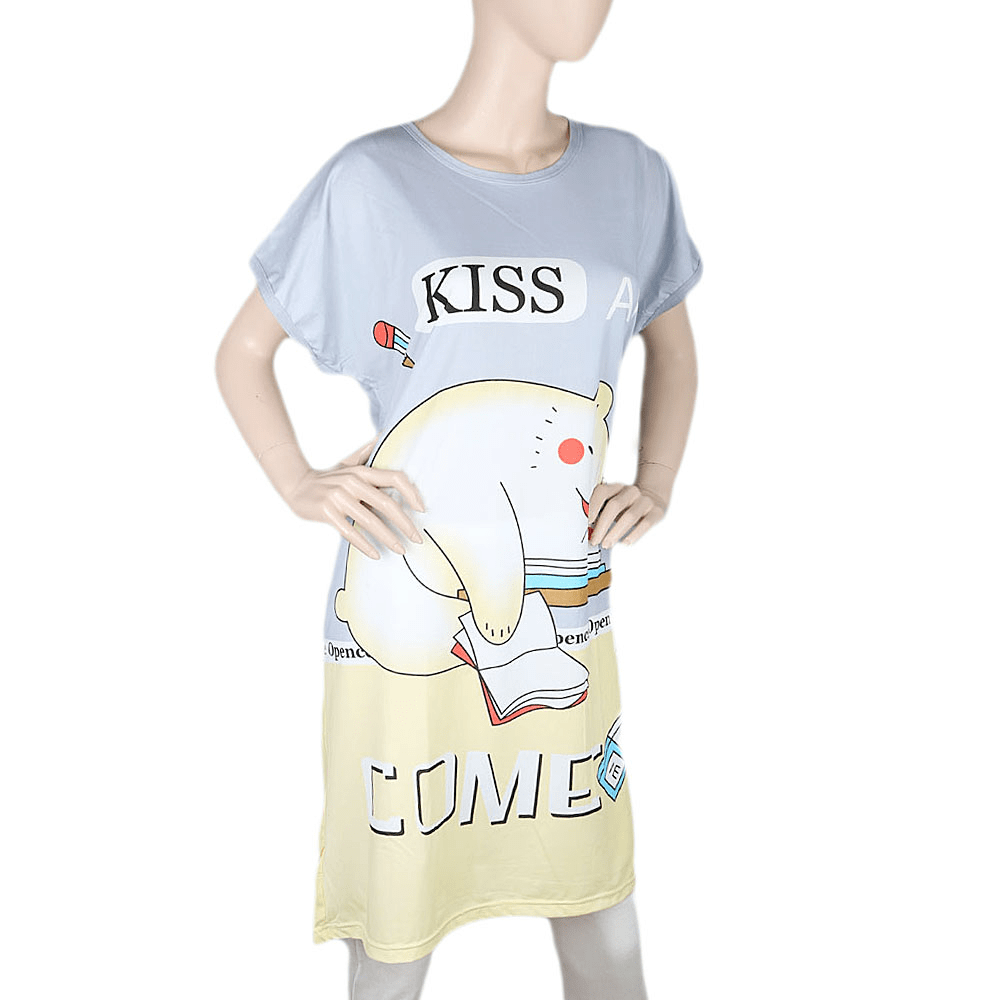 Women's Night Top - Grey - test-store-for-chase-value