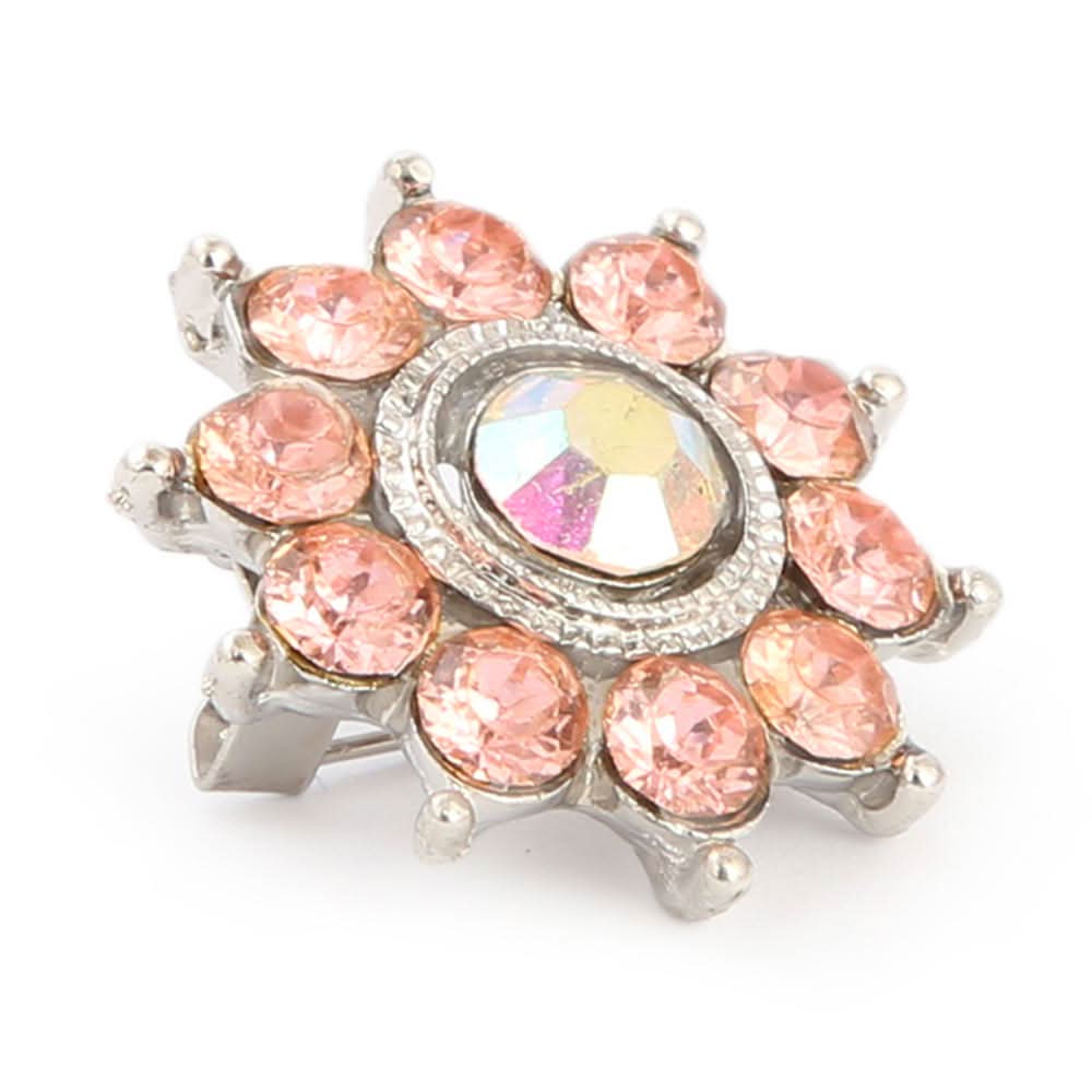 Women's Fancy Brooch - Peach, Women, Scarf Pins & Brooches, Chase Value, Chase Value