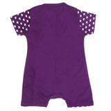 Newborn Girls Fancy Romper - Purple - test-store-for-chase-value
