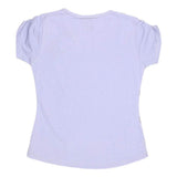 Girls Half Sleeve Fancy T-Shirt - Purple, Kids, Girls T-Shirts, Chase Value, Chase Value