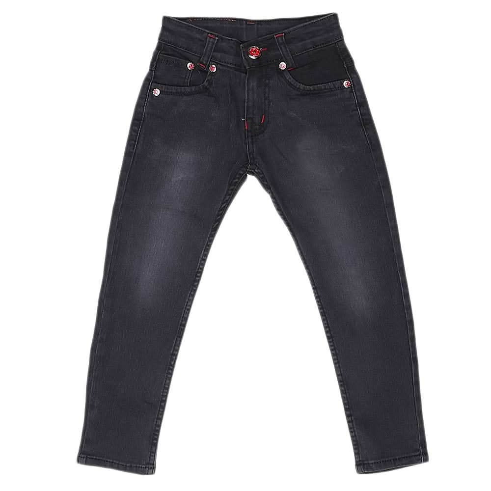 Boys Denim Pant - Black, Kids Clothes, Chase Value, Chase Value