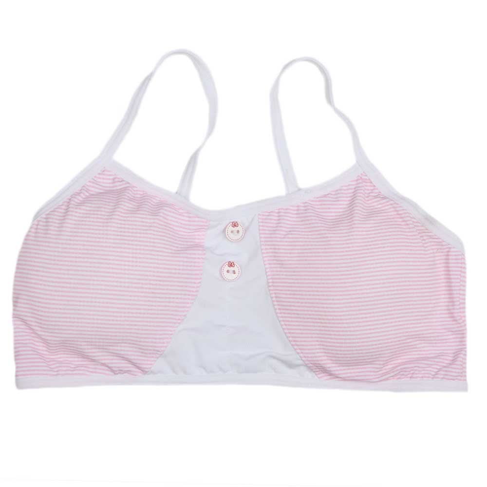 Girls Foam Bra - Pink, Kids, Shameez Camisole And Biddies, Chase Value, Chase Value