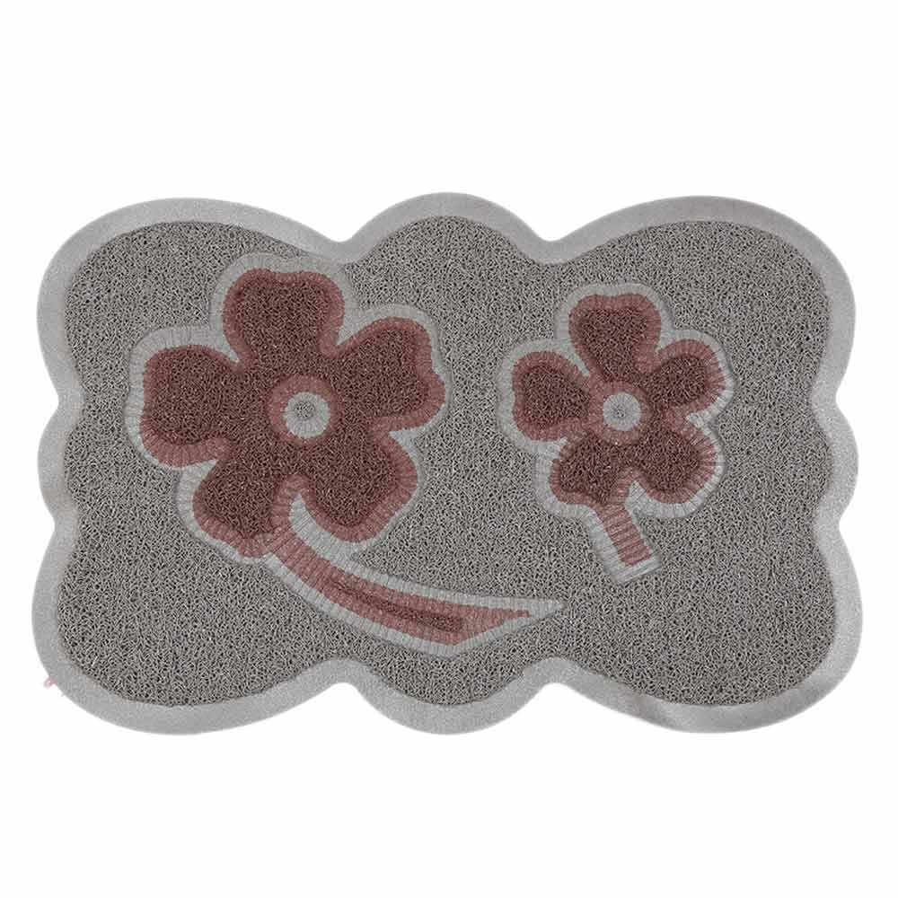 PVC Door Mat 14 x 22 - Grey, Home & Lifestyle, Mats, Chase Value, Chase Value