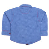 Newborn Full Sleeves Casual Shirt - Blue, Kids, NB Boys Shirts And T-Shirts, Chase Value, Chase Value