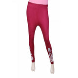 Women's Printed Tight- Maroon, Women, Pants & Tights, Chase Value, Chase Value