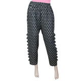 Women's Printed Woven Trouser - Black, Women, Pants & Tights, Chase Value, Chase Value