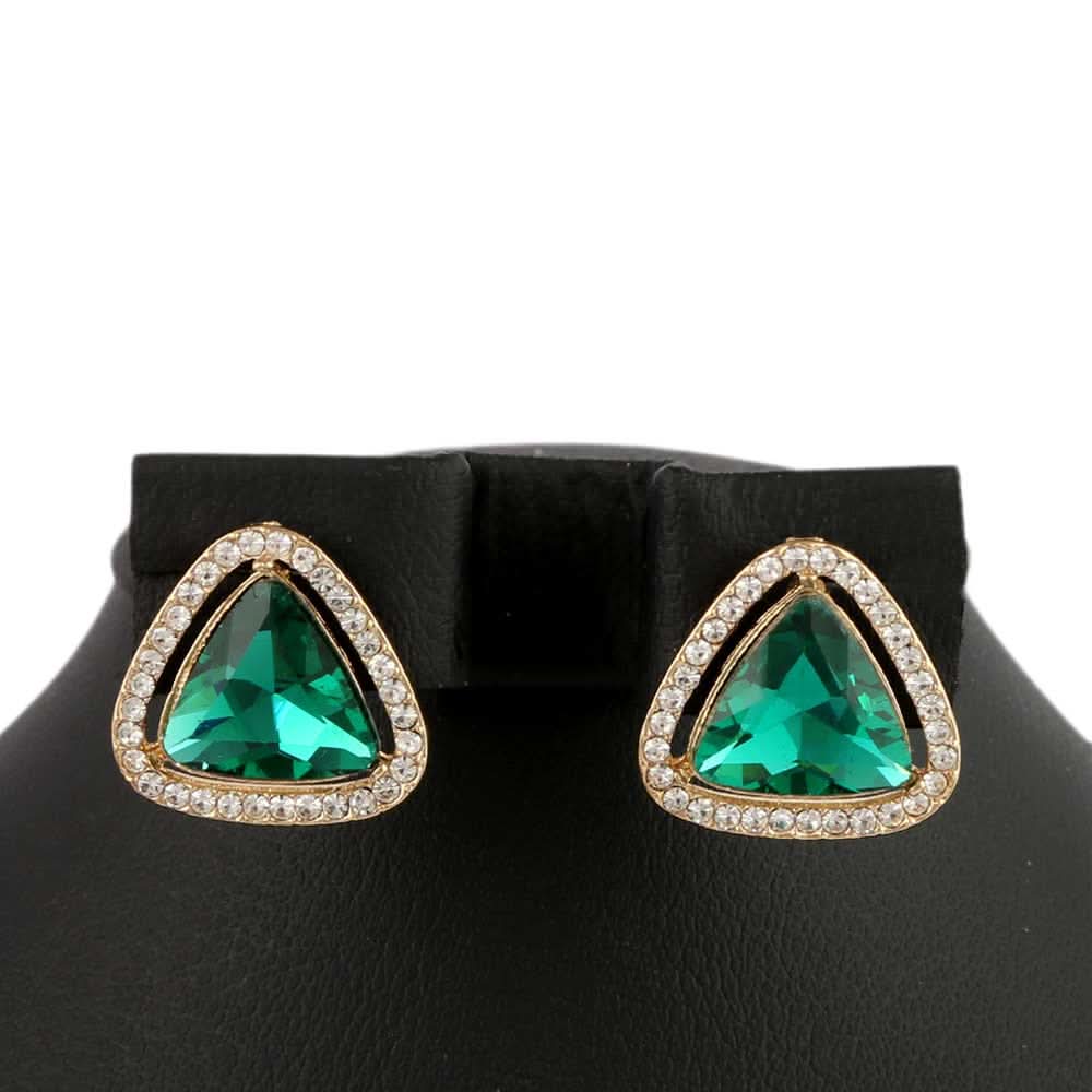 Women's Fancy Ear Tops - Green, Women, Earrings & Tops, Chase Value, Chase Value