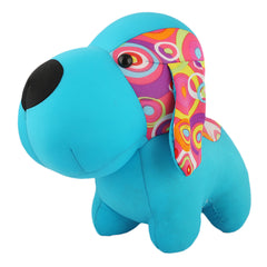 Stuffed Soft Been Dog- Blue, Kids, Stuffed Toys, Chase Value, Chase Value