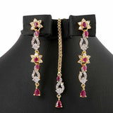 Women's Fancy Jewellery Set - Golden Maroon, Women, Jewellery Set, Chase Value, Chase Value