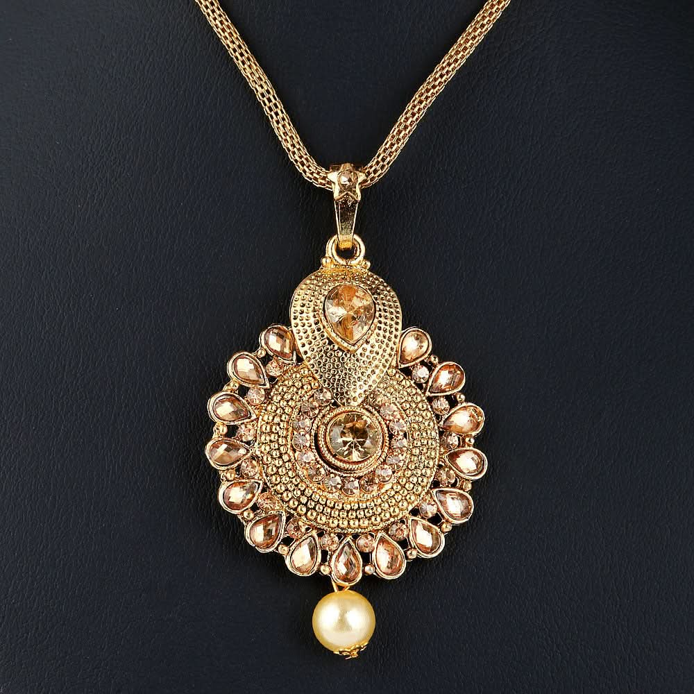 Women's Fancy Jewellery Set - Golden - test-store-for-chase-value