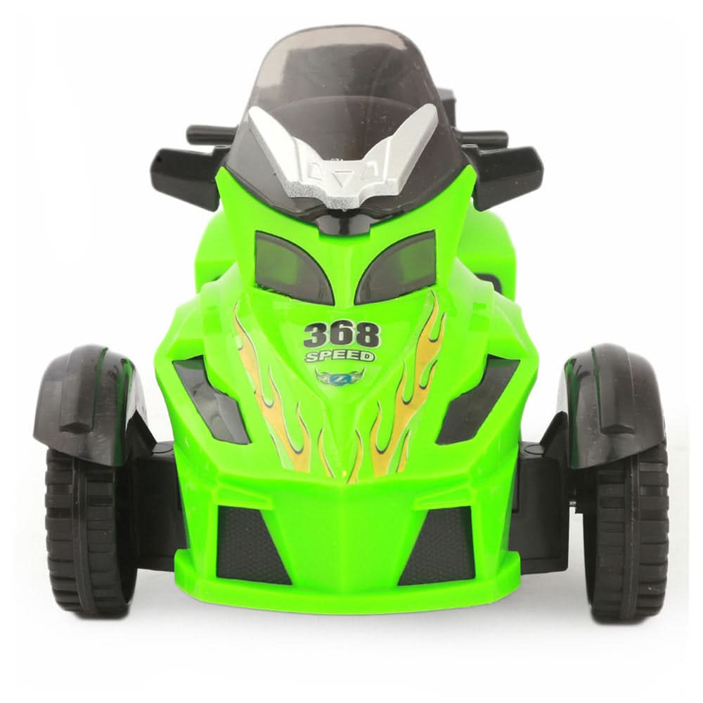 Friction High Speed Bike With Music - Green, Kids, Non-Remote Control, Chase Value, Chase Value