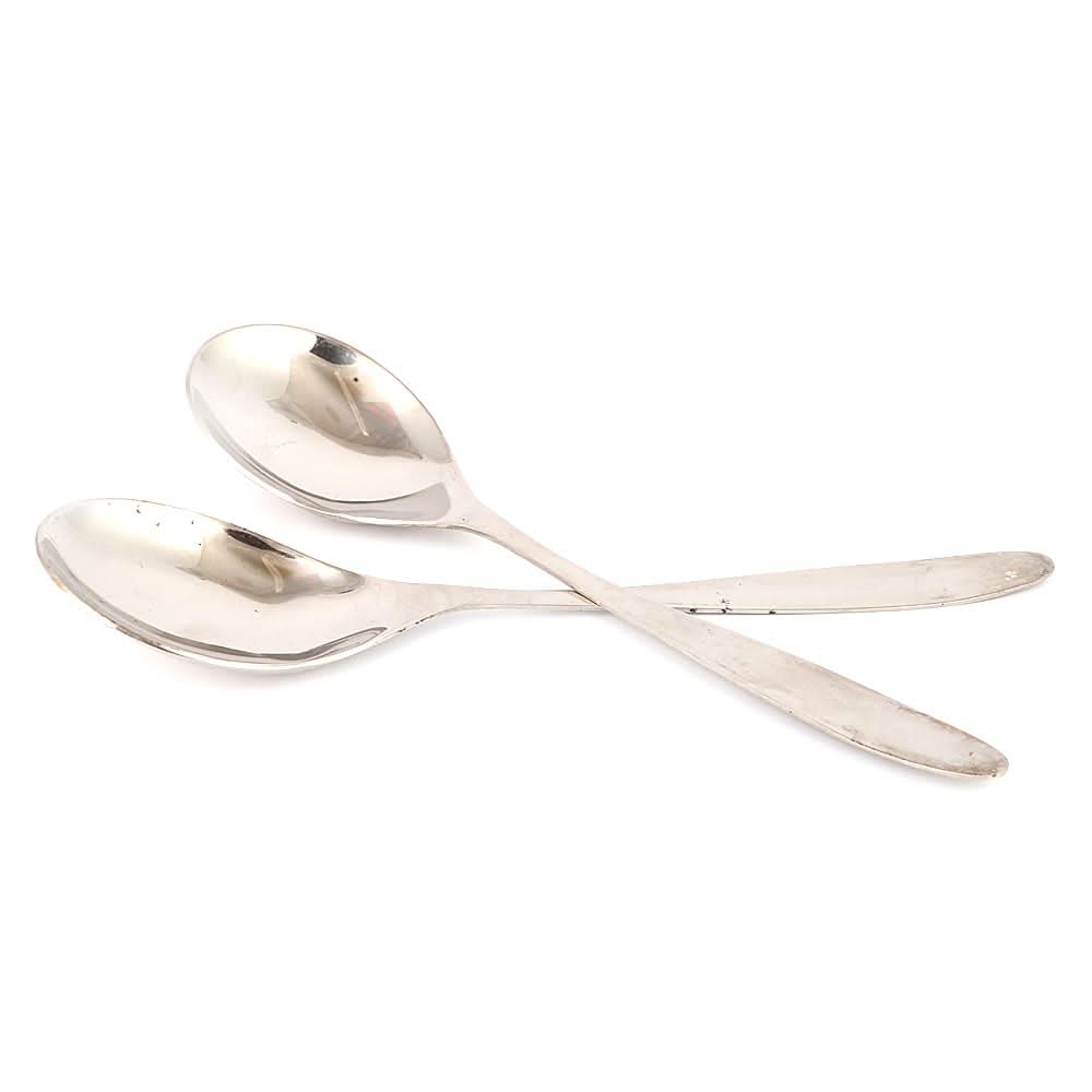 Serving Spoon 2Pcs - Silver, Home & Lifestyle, Serving And Dining, Chase Value, Chase Value