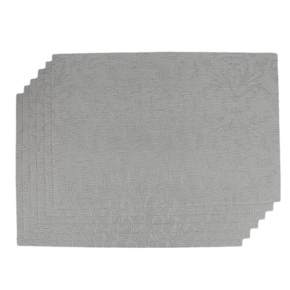 Dining Table Mats 6 Pcs - Silver, Home & Lifestyle, Mats, Chase Value, Chase Value