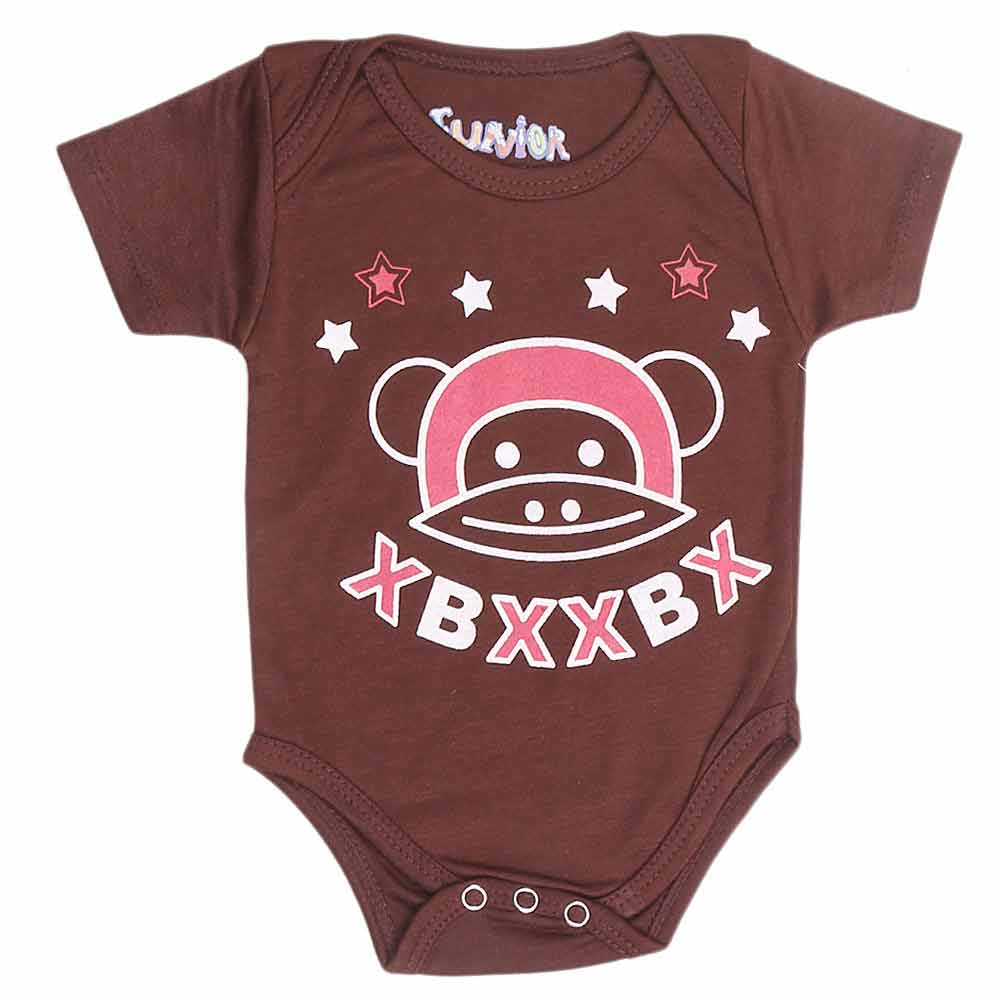 Newborn Boys Romper - Dark Brown, Kids, NB Boys Rompers, Chase Value, Chase Value