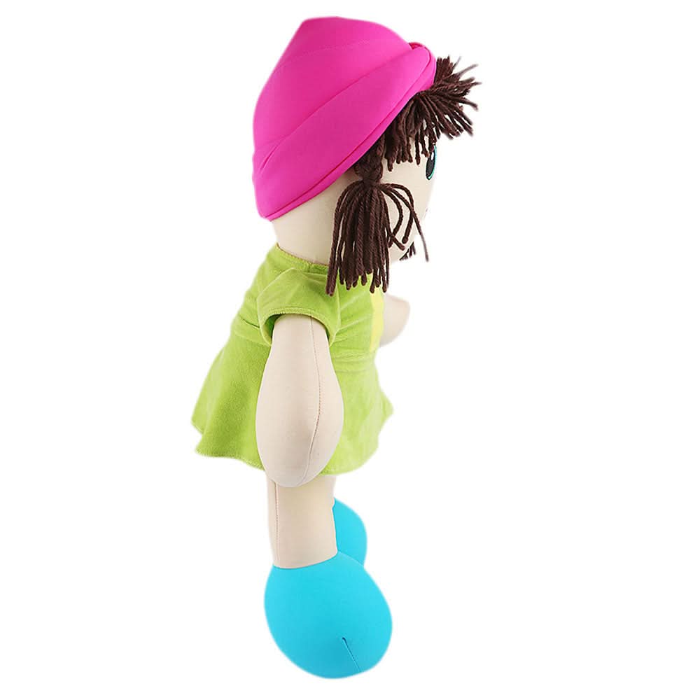 Stuffed Soft Been Doll - Pink - Green, Kids, Dolls and House, Chase Value, Chase Value