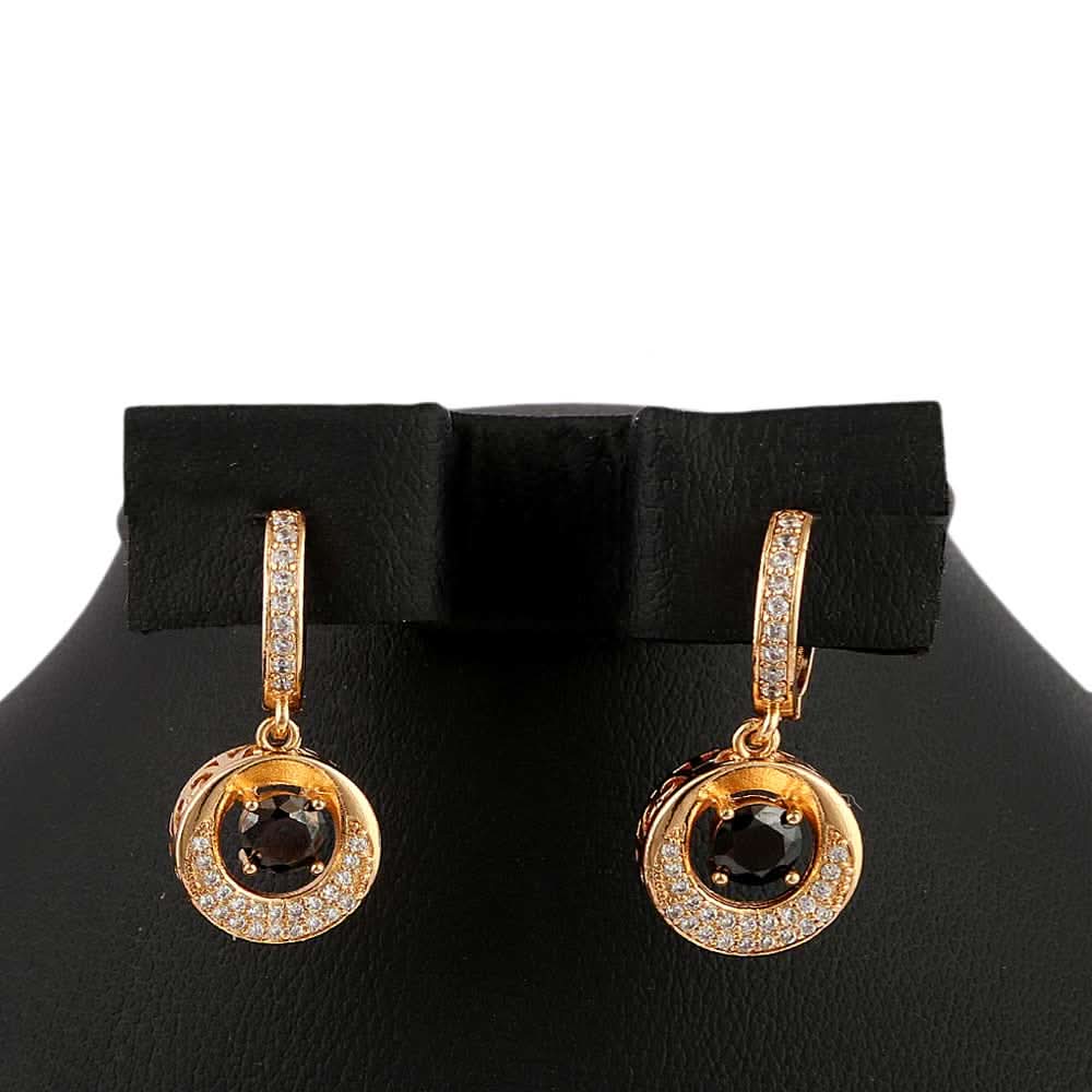 Women's Fancy Earring - Golden Black, Jewellery, Chase Value, Chase Value
