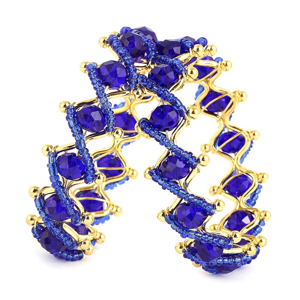 Girl's Fancy Bangles 2 Pcs - Royal Blue - test-store-for-chase-value