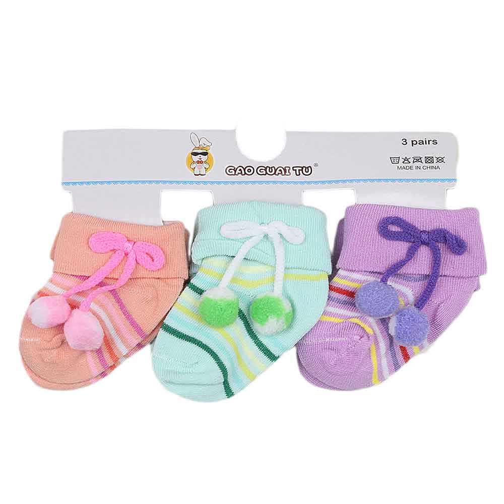 Kids Socks Pack Of 3 - Multi, Kids, Boys Socks, Chase Value, Chase Value