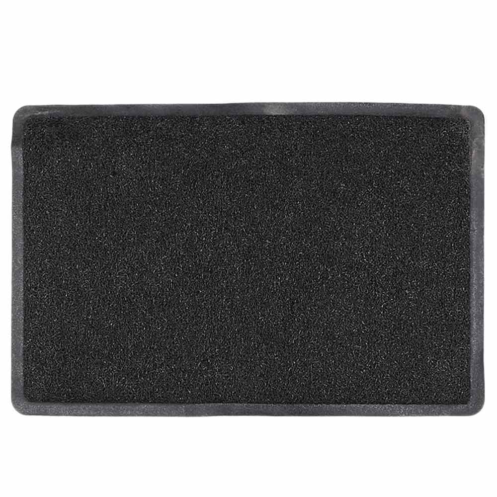 PVC Door Mat 15 x 22 - Black, Home & Lifestyle, Mats, Chase Value, Chase Value