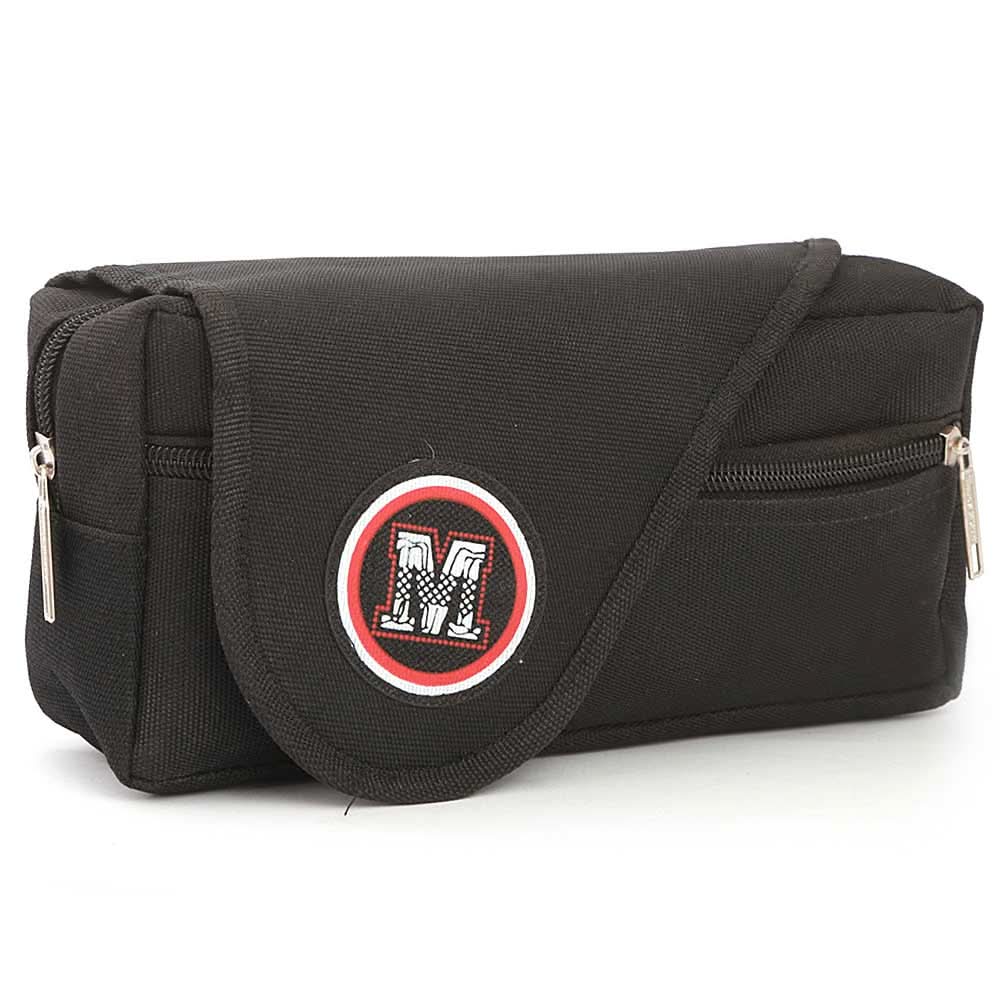Pencil Pouch (IC-11) - Black, Kids, Pencil Boxes And Stationery Sets, Chase Value, Chase Value