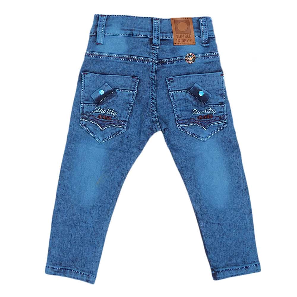 Boys Denim Pant - Steel Blue, Kids, Boys Pants, Chase Value, Chase Value