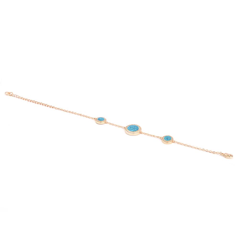 Women's Fancy Bracelet- Steel Blue, Women, Bangles & Bracelets, Chase Value, Chase Value