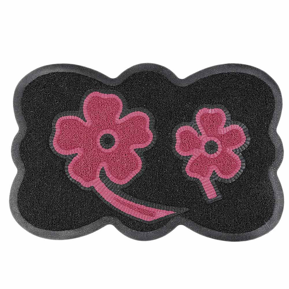 PVC Door Mat 14 x 22 - Black, Home & Lifestyle, Mats, Chase Value, Chase Value