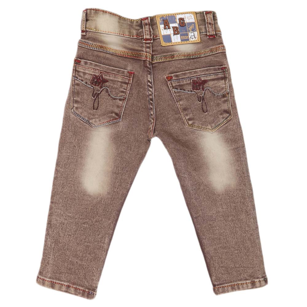 Boys Denim Pant - Brown, Kids, Boys Pants, Chase Value, Chase Value