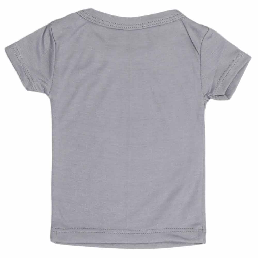 Newborn Boys T-Shirt - Grey - test-store-for-chase-value