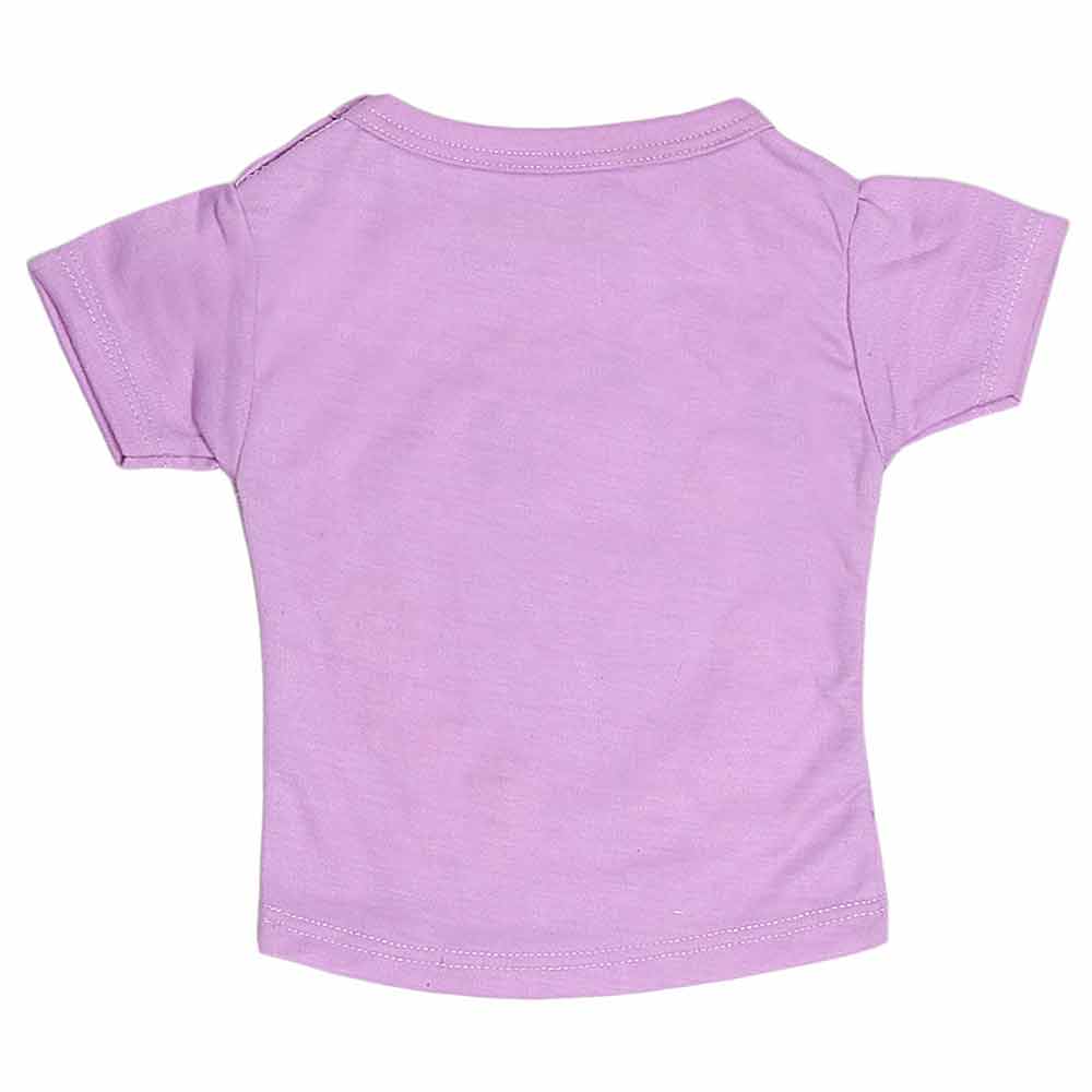 Newborn Girl's T-Shirt - Light Purple - test-store-for-chase-value