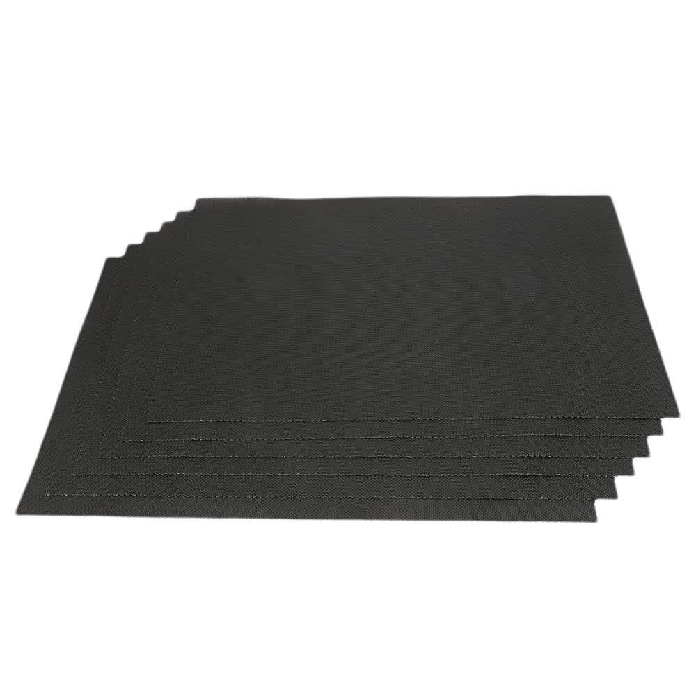 Dining Table Mats 6 Pcs - Black, Home & Lifestyle, Mats, Chase Value, Chase Value