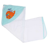 Newborn Baby Bath Towel - Cyan, Kids, Bath Accessories, Chase Value, Chase Value