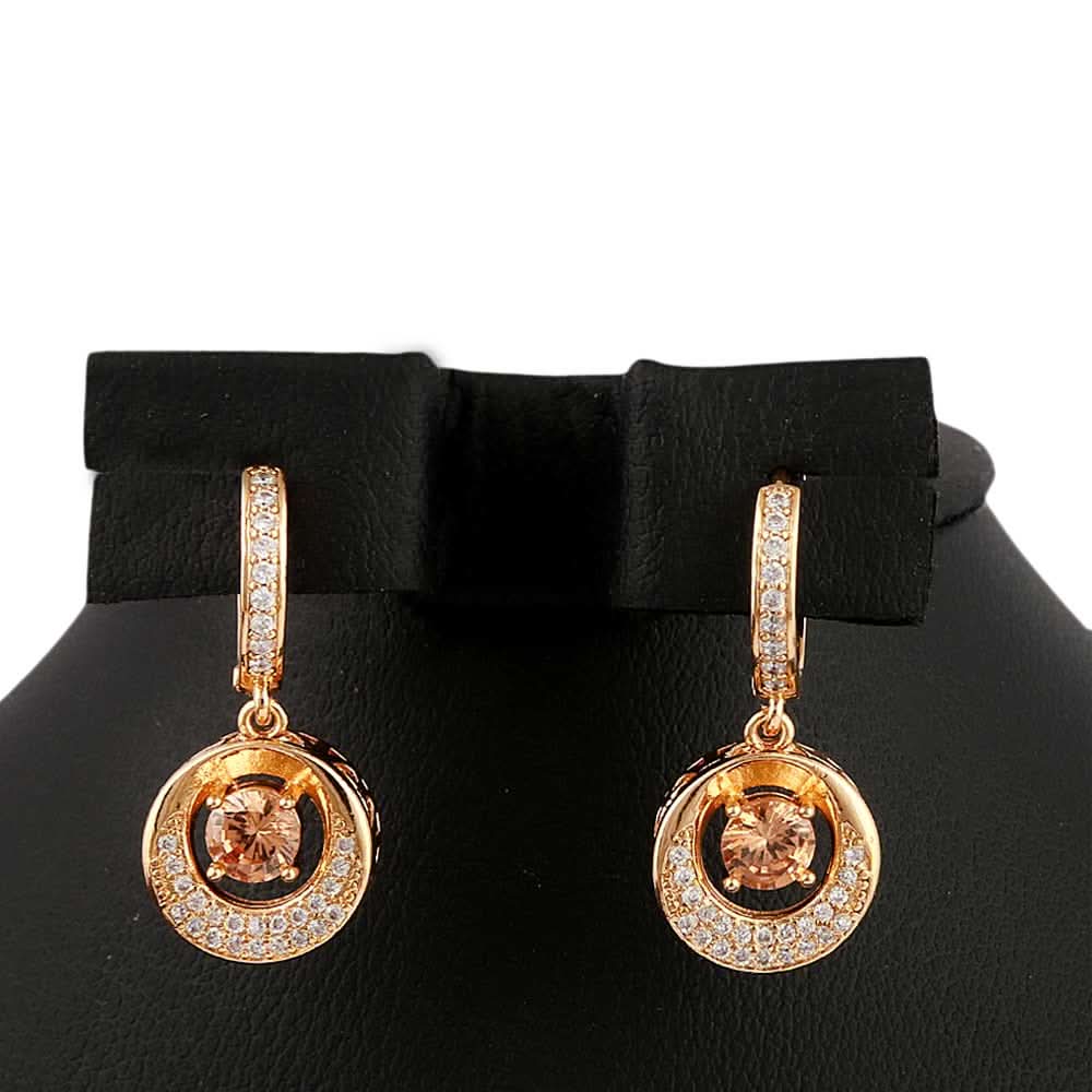 Women's Fancy Earring - Golden Peach, Women, Earrings & Tops, Chase Value, Chase Value