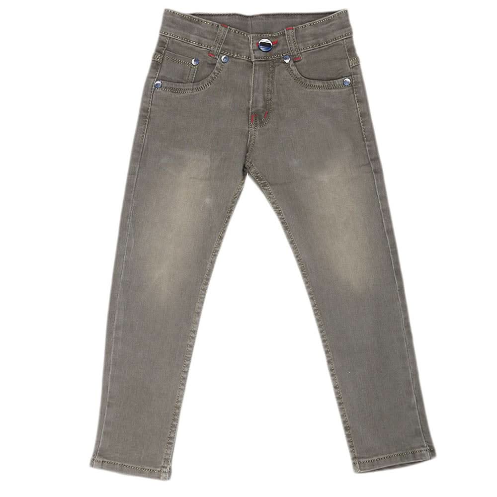 Boys Denim Pant - Olive Green, Kids, Boys Pants, Chase Value, Chase Value
