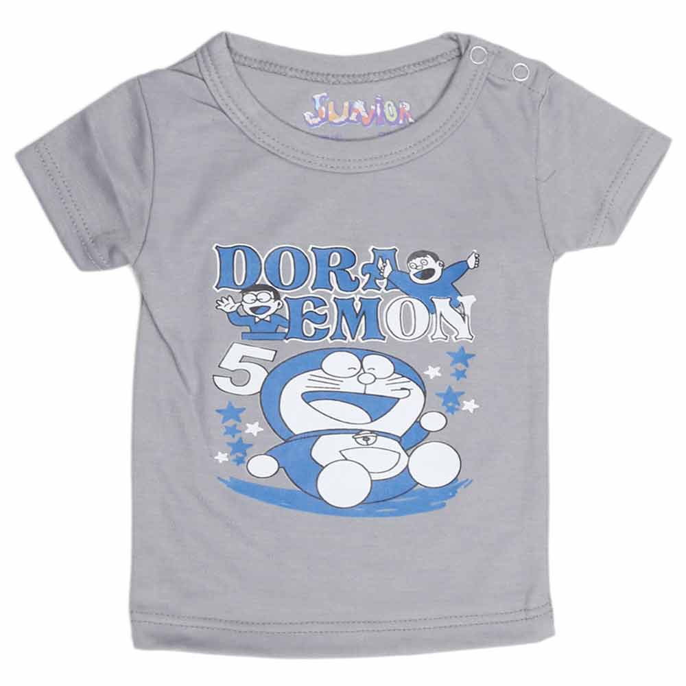 Newborn Boys T-Shirt - Grey - test-store-for-chase-value