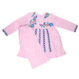 Girls Embroidered Cotton Suit 2 Pcs - Pink, Kids, Girls Sets And Suits, Chase Value, Chase Value