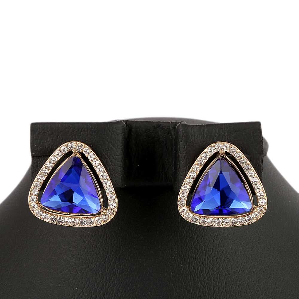 Women's Fancy Ear Tops - Blue, Jewellery, Chase Value, Chase Value