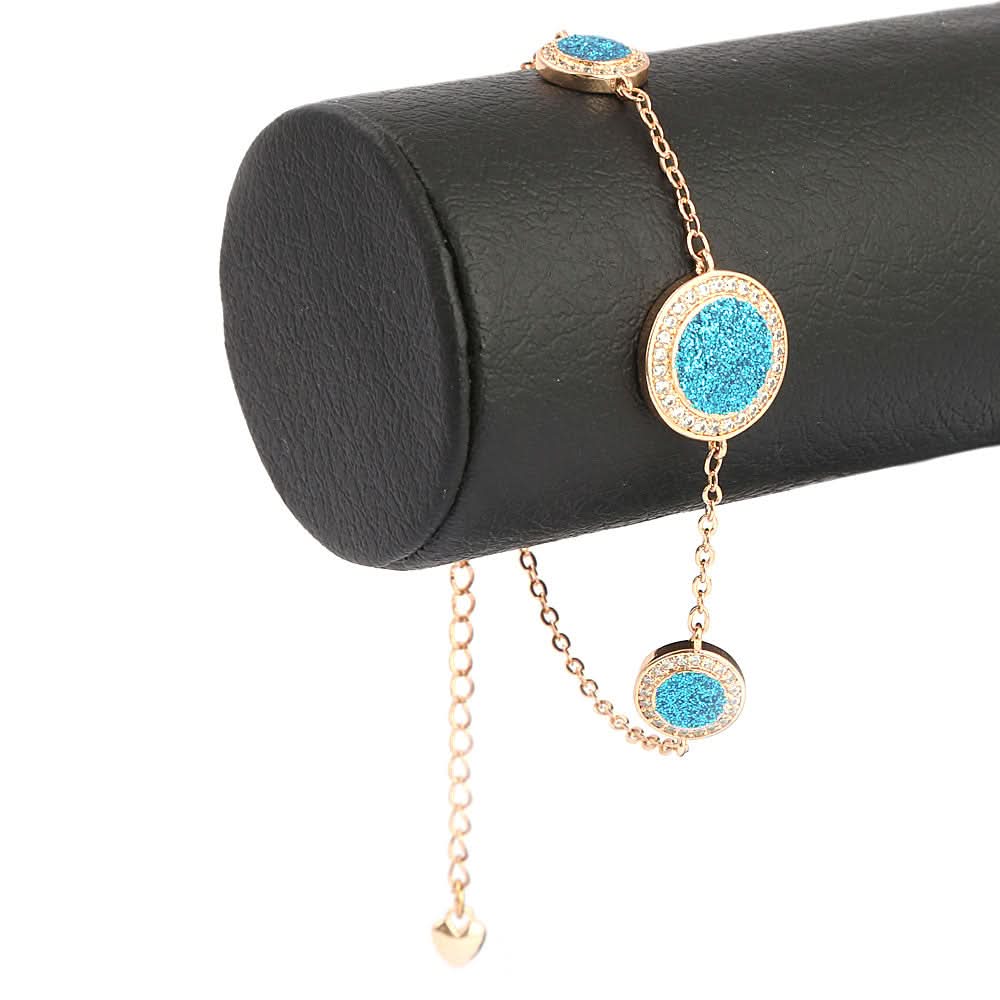 Women's Fancy Bracelet- Steel Blue, Women, Bangles & Bracelets, Chase Value, Chase Value