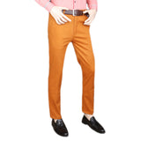 Men's Zara Cotton Pant - Rust, Men, Casual Pants And Jeans, Chase Value, Chase Value