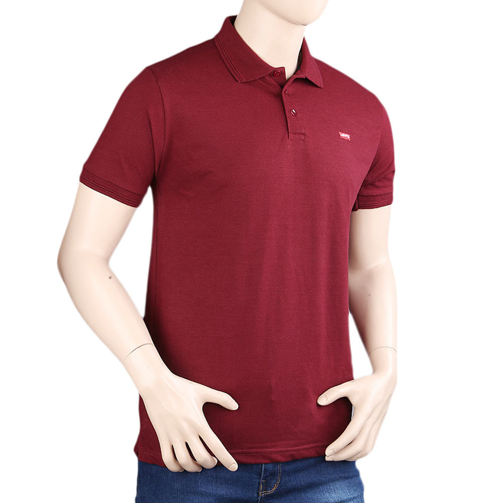 Men's Half Sleeves T-Shirt - Maroon, Men's Fashion, Chase Value, Chase Value