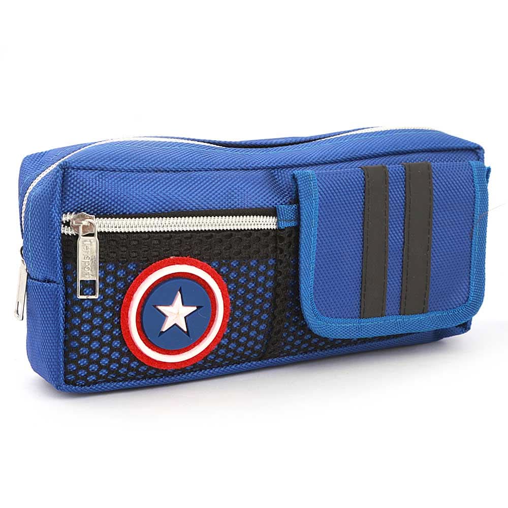 Pencil Pouch (IC-8) - Royal Blue, Kids, Pencil Boxes And Stationery Sets, Chase Value, Chase Value