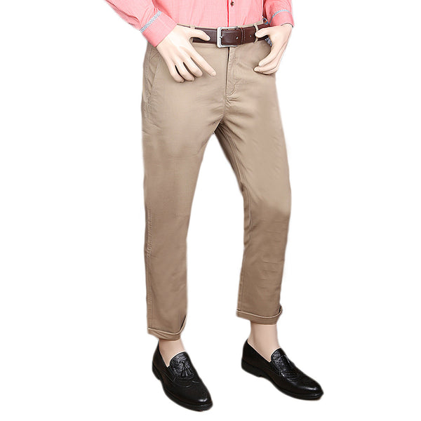 Eminent Cotton Chino Pant For Men - Beige, Men, Casual Pants And Jeans, Chase Value, Chase Value