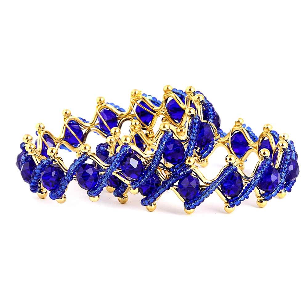 Girl's Fancy Bangles 2 Pcs - Royal Blue - test-store-for-chase-value