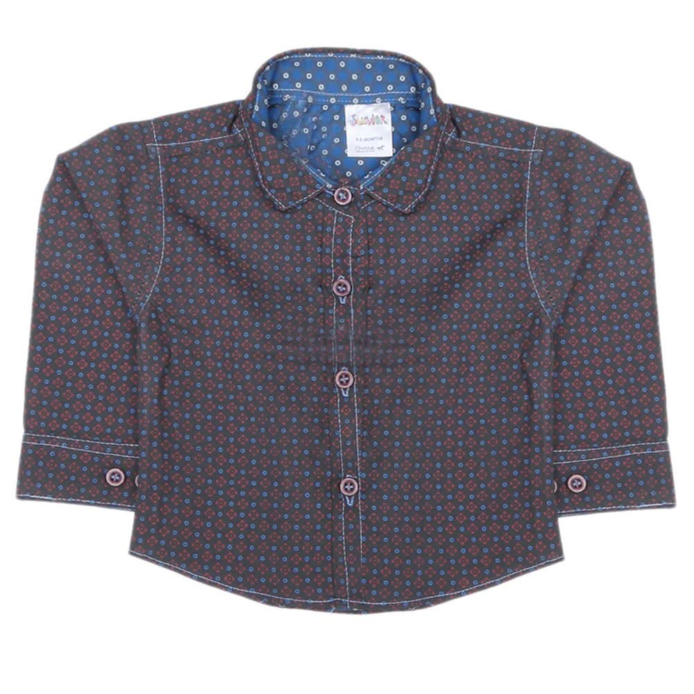 Newborn Full Sleeves Casual Shirt - Multi, Kids, NB Boys Shirts And T-Shirts, Chase Value, Chase Value