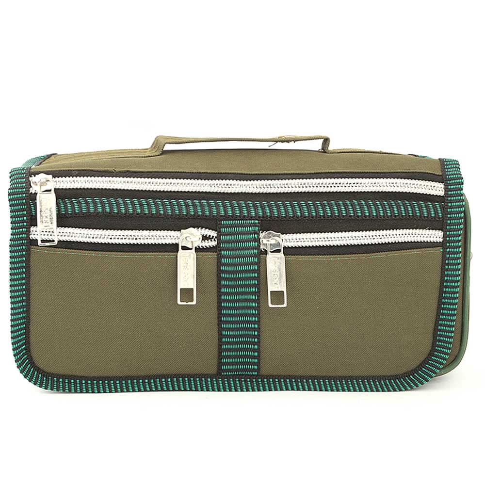 Pencil Pouch (IC-9) - Green, Kids, Pencil Boxes And Stationery Sets, Chase Value, Chase Value