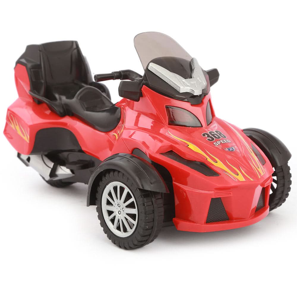 Friction High Speed Bike With Music - Red, Kids, Non-Remote Control, Chase Value, Chase Value
