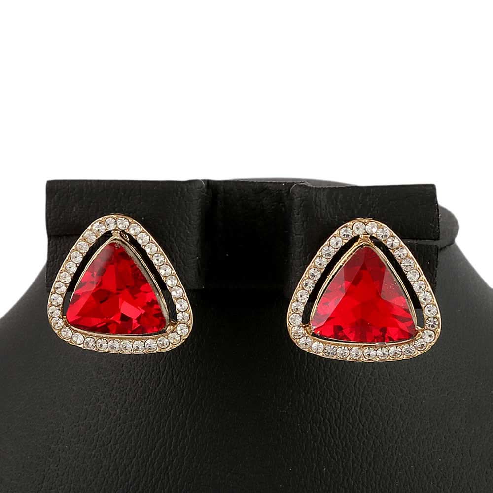 Women's Fancy Ear Tops - Red, Women, Earrings & Tops, Chase Value, Chase Value