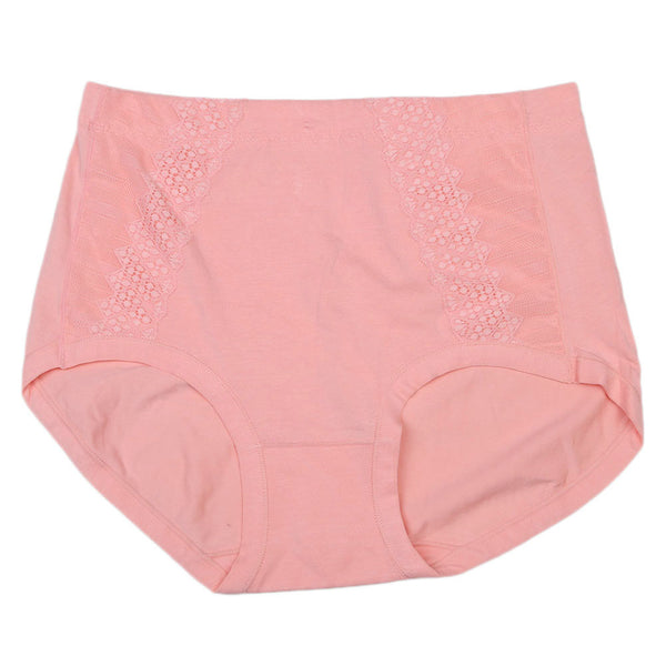 Women's Lace Panty - Peach - test-store-for-chase-value