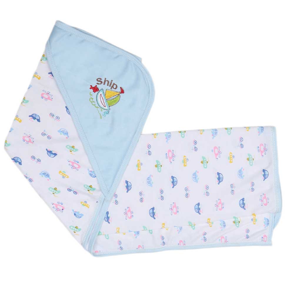 Newborn Baby Wrapping Sheet - Blue, Newborn Baby Accessories, Chase Value, Chase Value